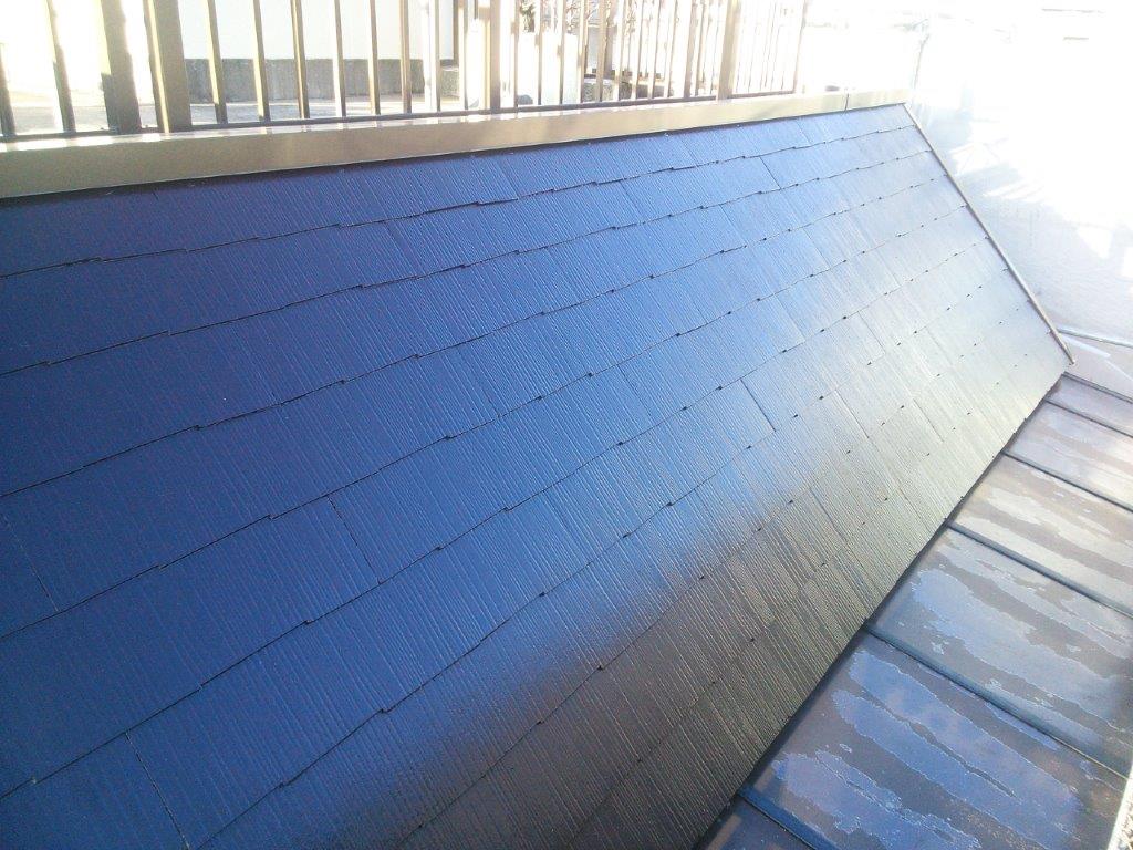 屋根塗装完工