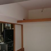 天井壁の塗装完工