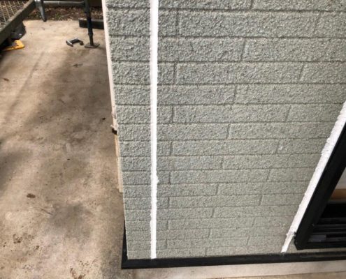 コーキング打ち替え完了