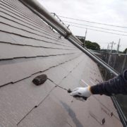 屋根の上塗り塗装