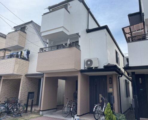 外壁の塗り替えリフォーム後