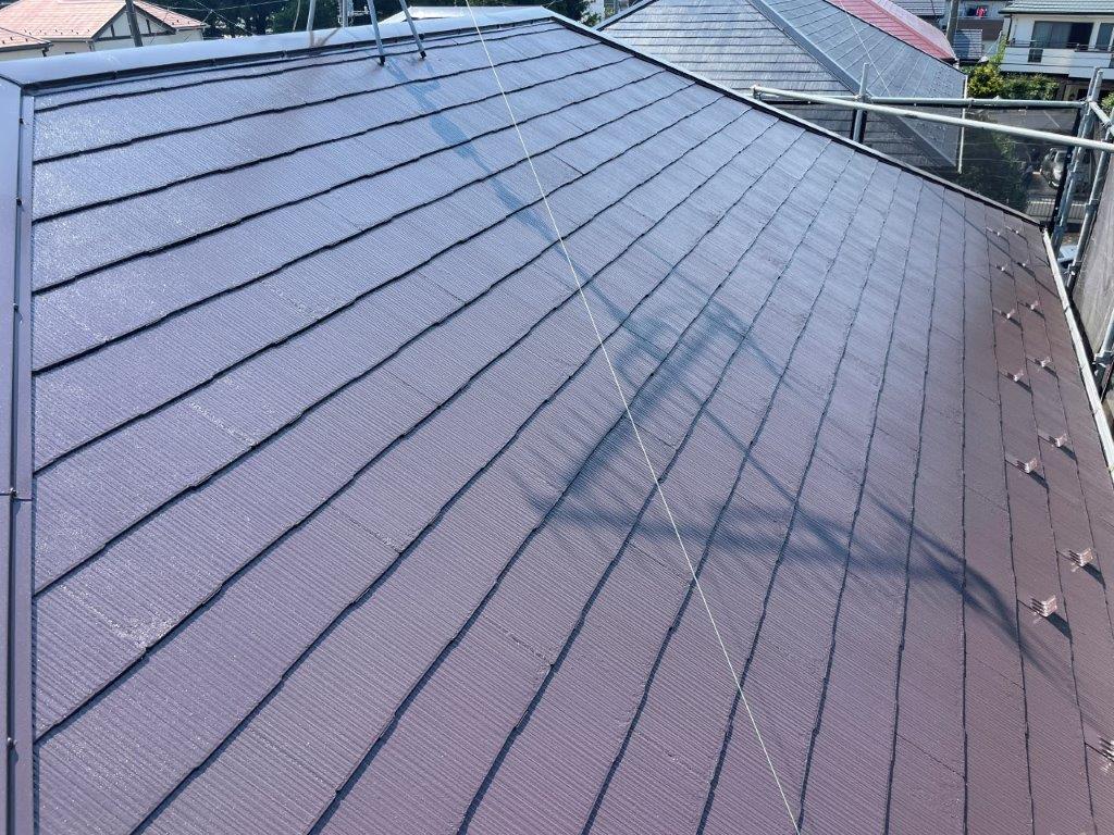 屋根の塗り替え塗装後
