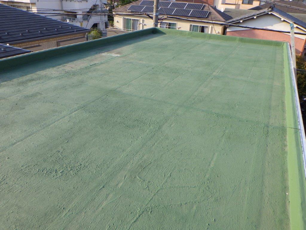 屋上のウレタン防水工事（通気緩衝工法）｜東京都葛飾区のA様邸にて塗り替え塗装